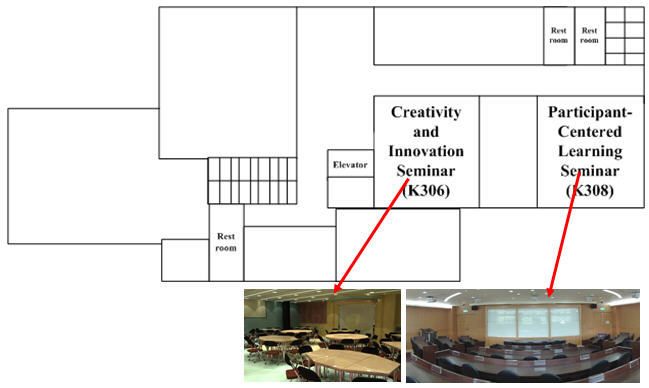 Figure 2. The Floor-Layout of the Department of Business Administration at the Third Floor of the Building K